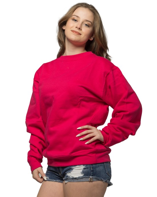Adult KIWI GREEN CREWNECK Sweatshirts MORE COLORS AVAILABLE - 24 Piece Pre-Pack | $6.50 per piece