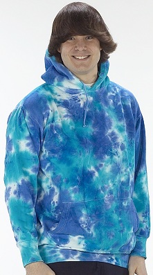 Tie dye baby blue hoodie online