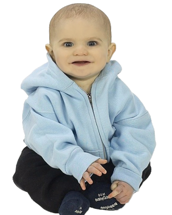 Babies Zip Front Hoodies - 24 Piece Pre-Pack | $6.00 per pc.