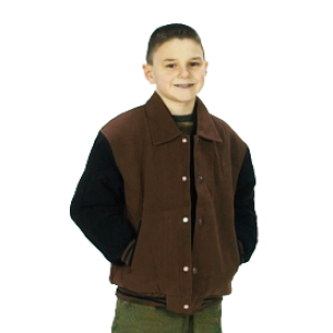 Youth Faux Suede Varsity Style Jackets - 12 Piece Pre-Pack | $5.50