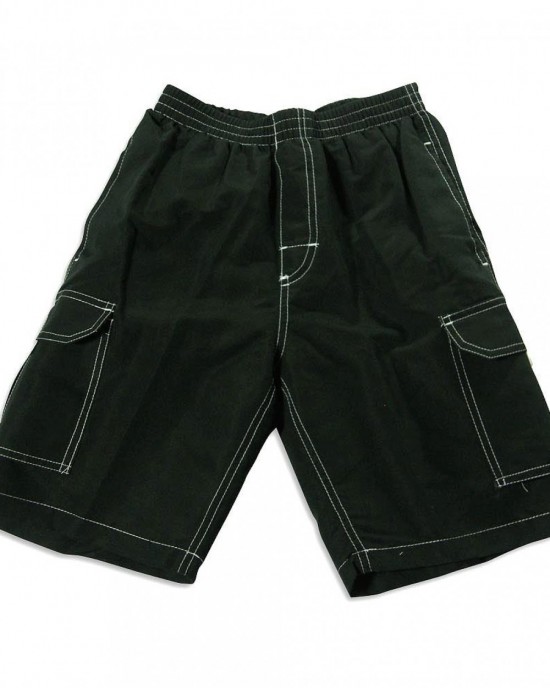 Boys Micro Fiber Swim Shorts: Solid Color - 48 Pieces | $5.00 per pc.