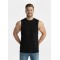Adult black cotton muscle shirts style H400 4 dz-carton  2.50-piece