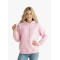 Adult hooded pullover sweatshirts in Baby Pink $8.00 per piece