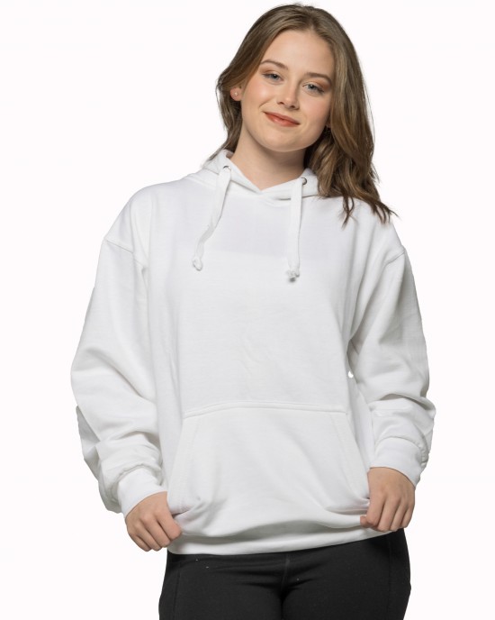 Adult White hooded pullover Sweatshirt - 24 Piece Pre-Pack | $7.50 per piece